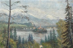 Leo Vilhar, View Of Lake Bled, Slovenia