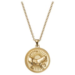 Leo Zodiac Pendant Necklace 18kt Fairmined Ecological Gold
