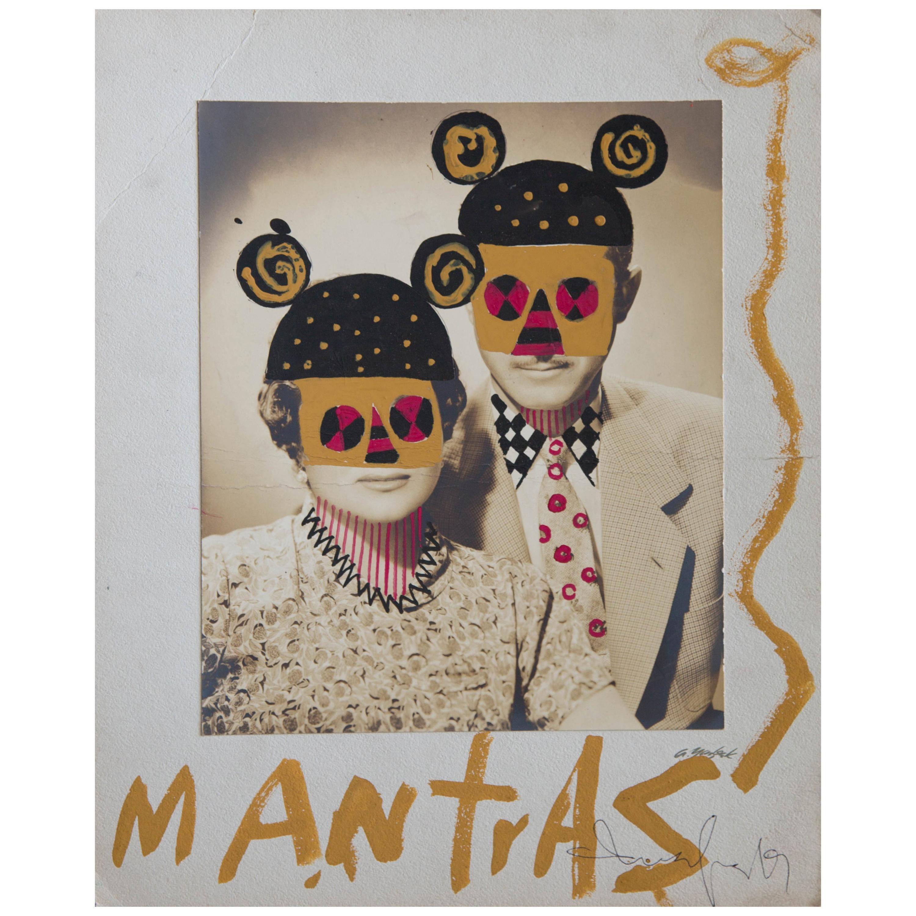 Portrait Photograph de Leobardo Huerta - Mantras, Foto vintage en técnica mixta.