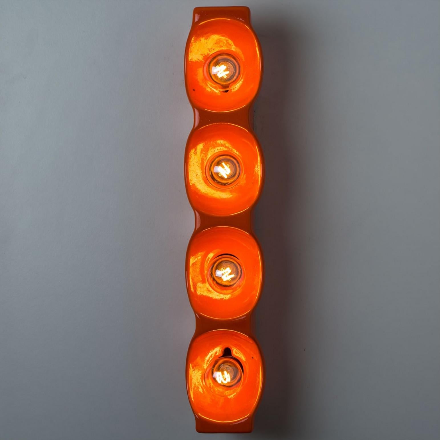 Applique OrangeTraffic de Leola, années 1960 en vente 2