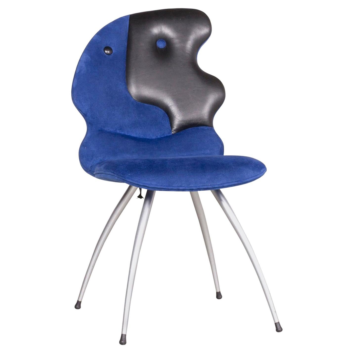 Leolux Antipode Designer Chair Fabric Blue Modern For Sale