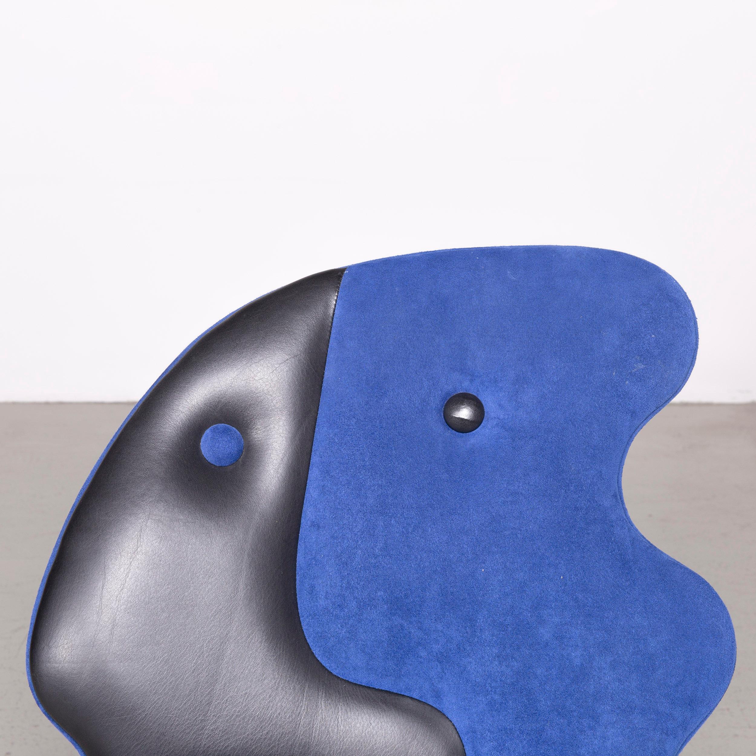 Leolux Antipode Designer Chair Set Fabric Blue Modern For Sale 10