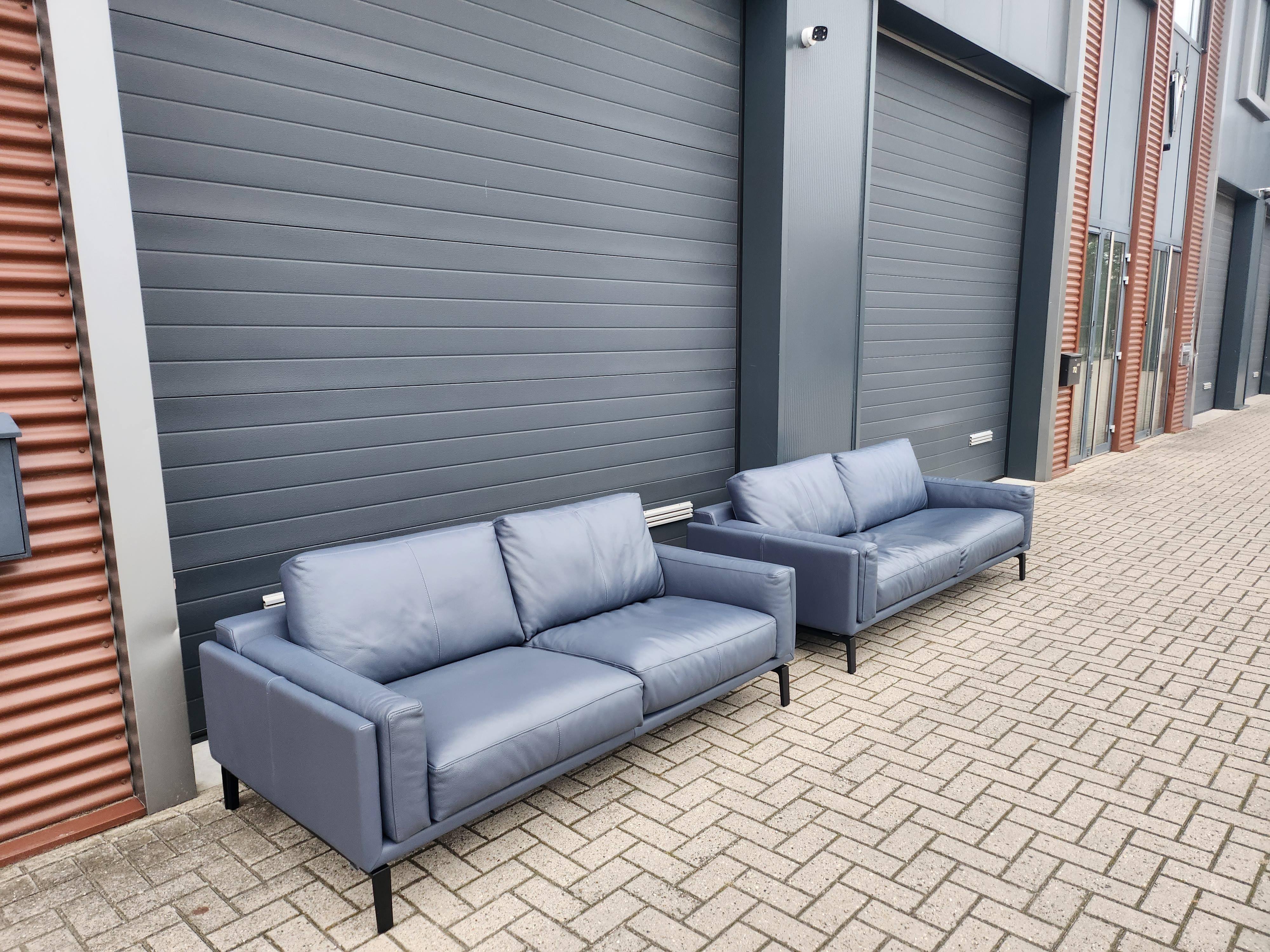 Leolux Bellice sofa set of 2 - including headrest In Good Condition In NIJMEGEN, NL