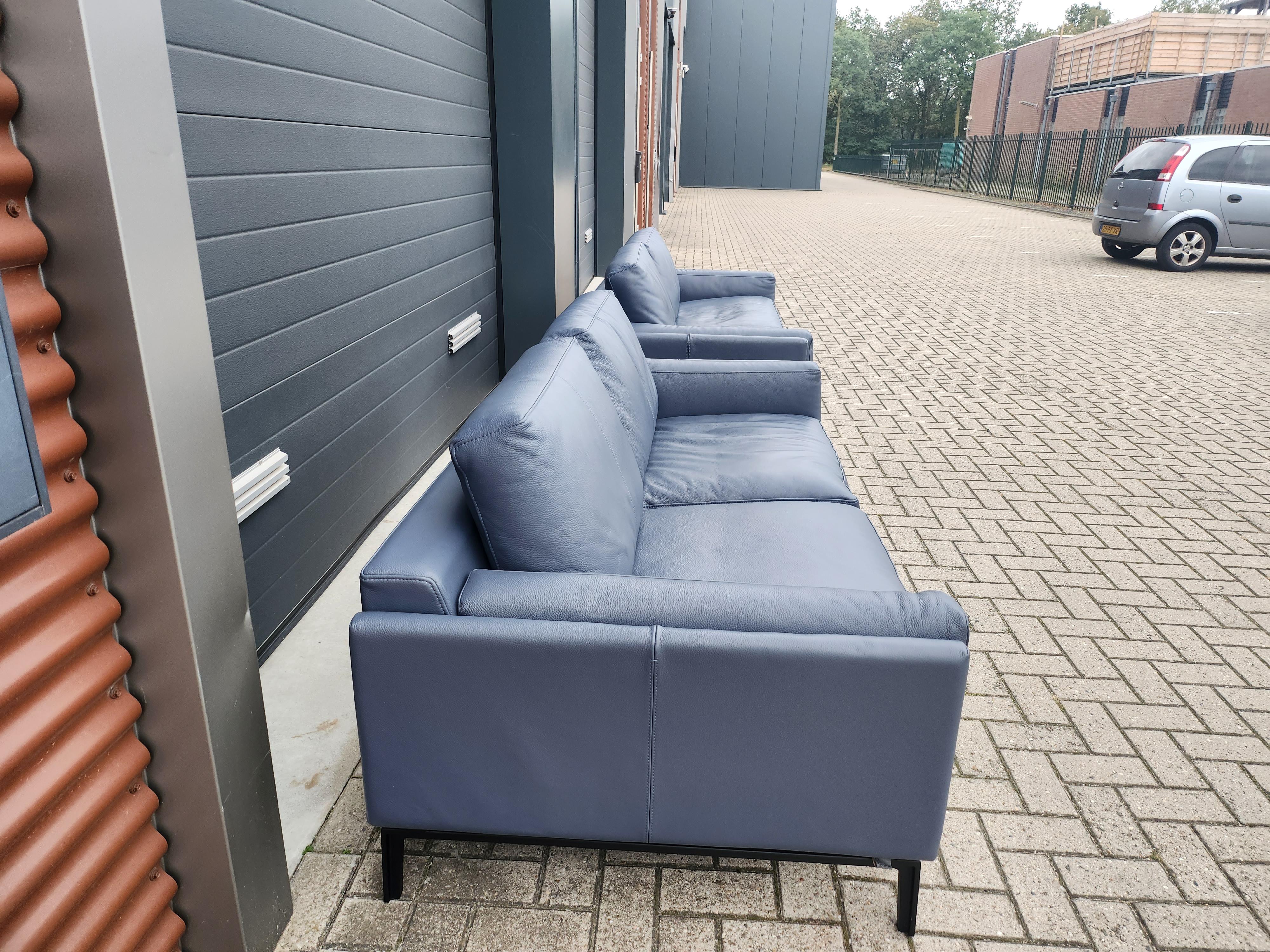 Contemporary Leolux Bellice sofa set of 2 - including headrest
