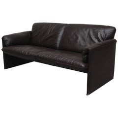 Leolux 'Bora Bora' Mocha Leather Sofa