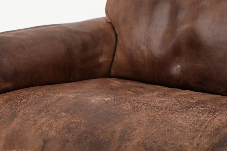Leolux Buffalo Leather 3 Seater Sofa 10