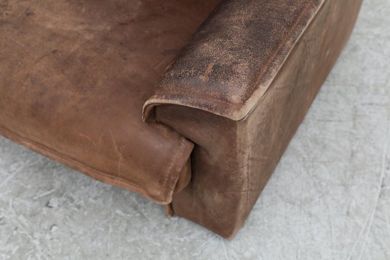 Leolux Buffalo Leather 3 Seater Sofa 14