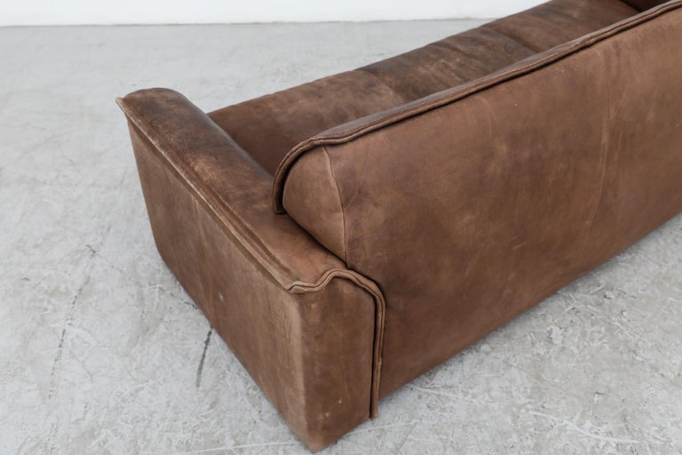 Leolux Buffalo Leather 3 Seater Sofa 1
