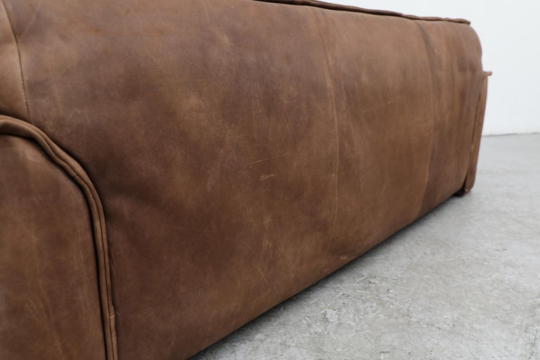Leolux Buffalo Leather 3 Seater Sofa 3