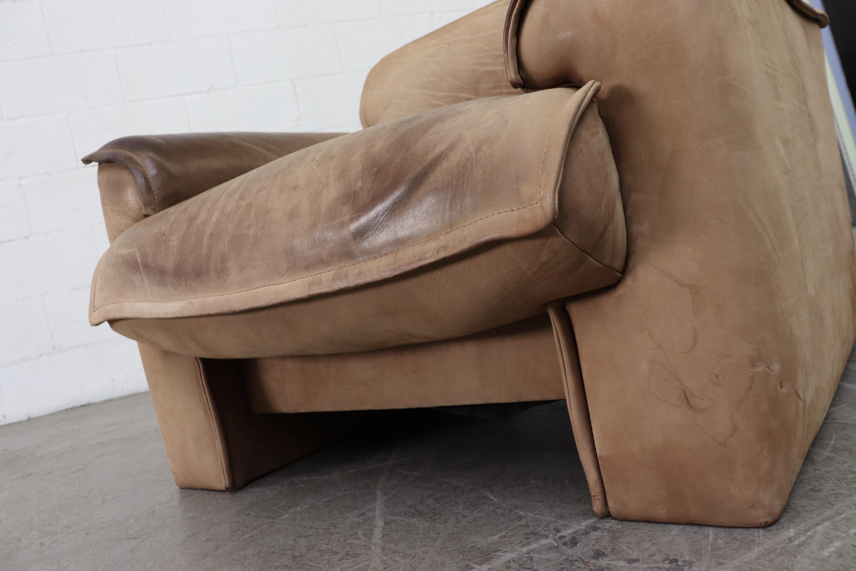 Leolux Buffalo Leather Lounge Chair 10