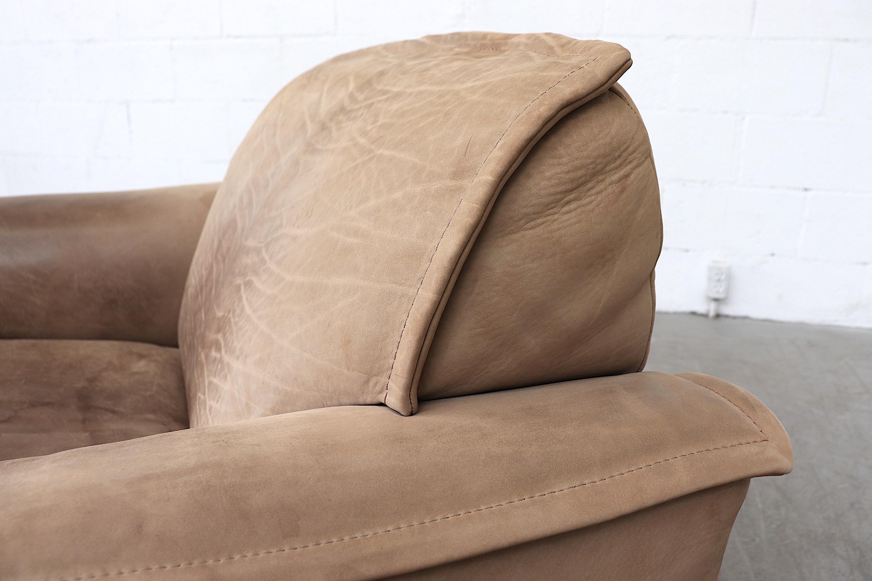 Leolux Buffalo Leather Lounge Chair 2
