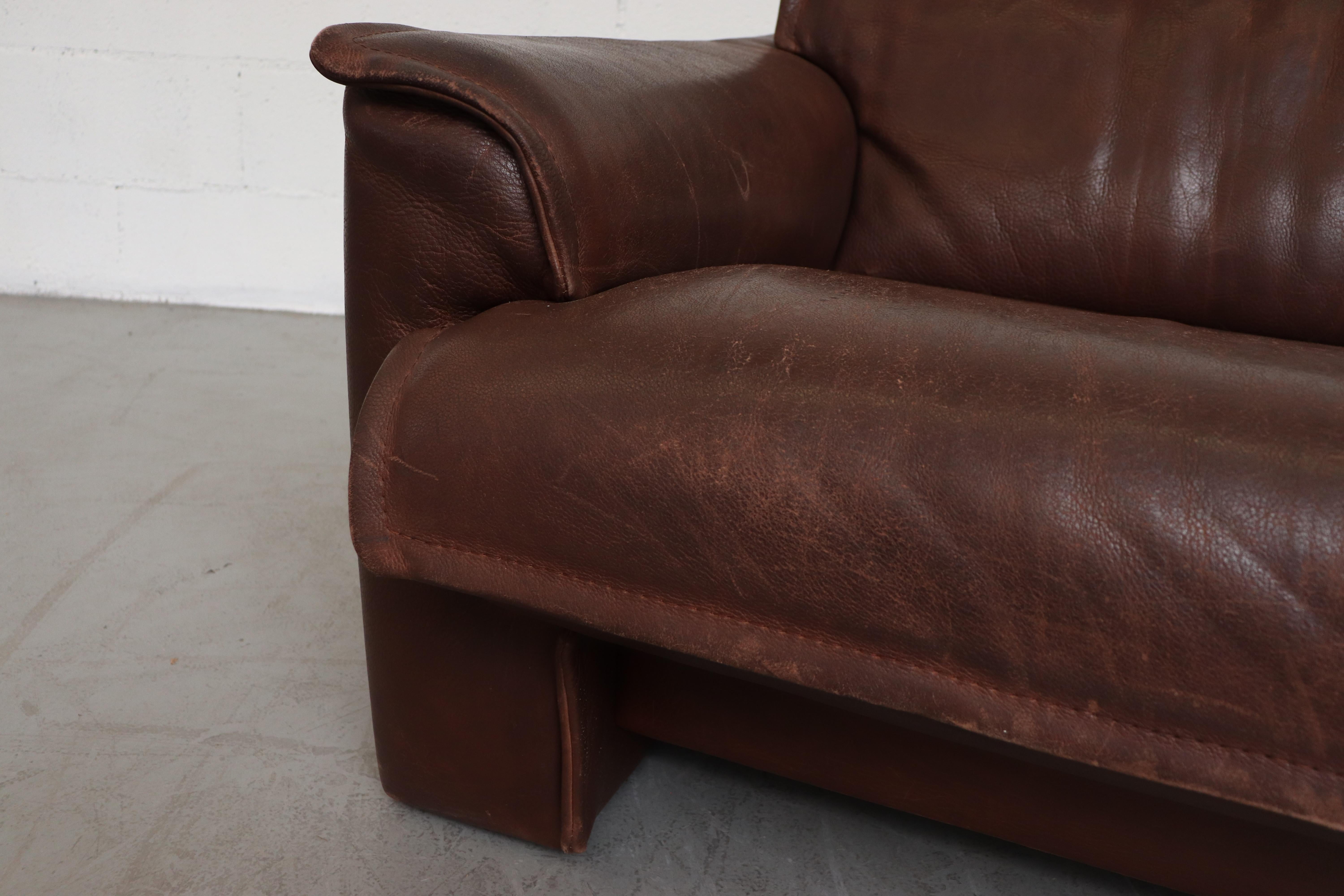 Leolux Buffalo Leather Love Seat 2