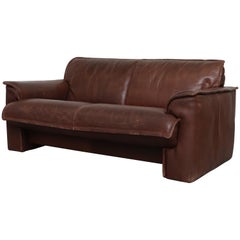 Vintage Leolux Buffalo Leather Love Seat