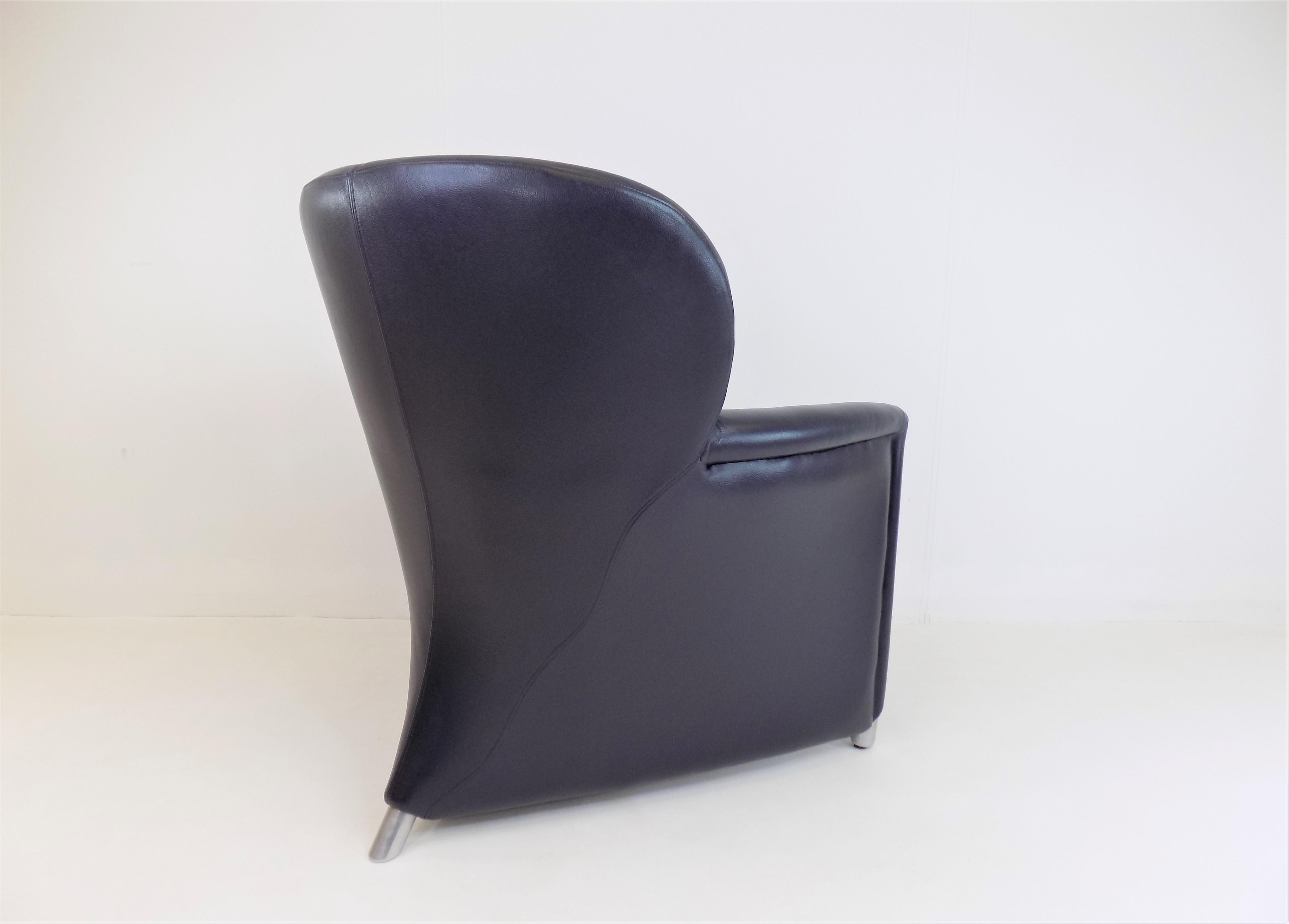 Leolux Excalibur leather armchair by Jan Armgardt 5