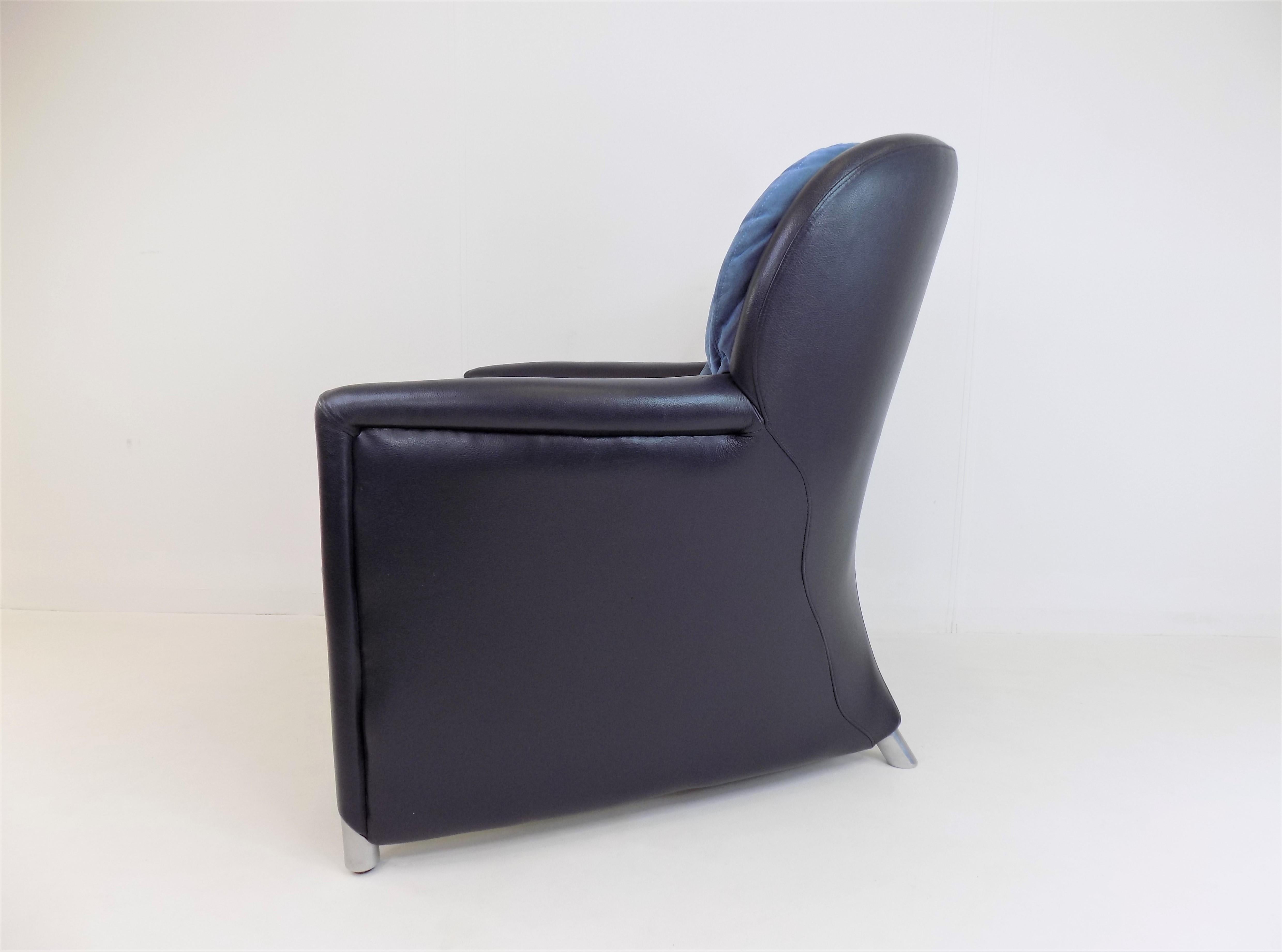 Post-Modern Leolux Excalibur leather armchair by Jan Armgardt