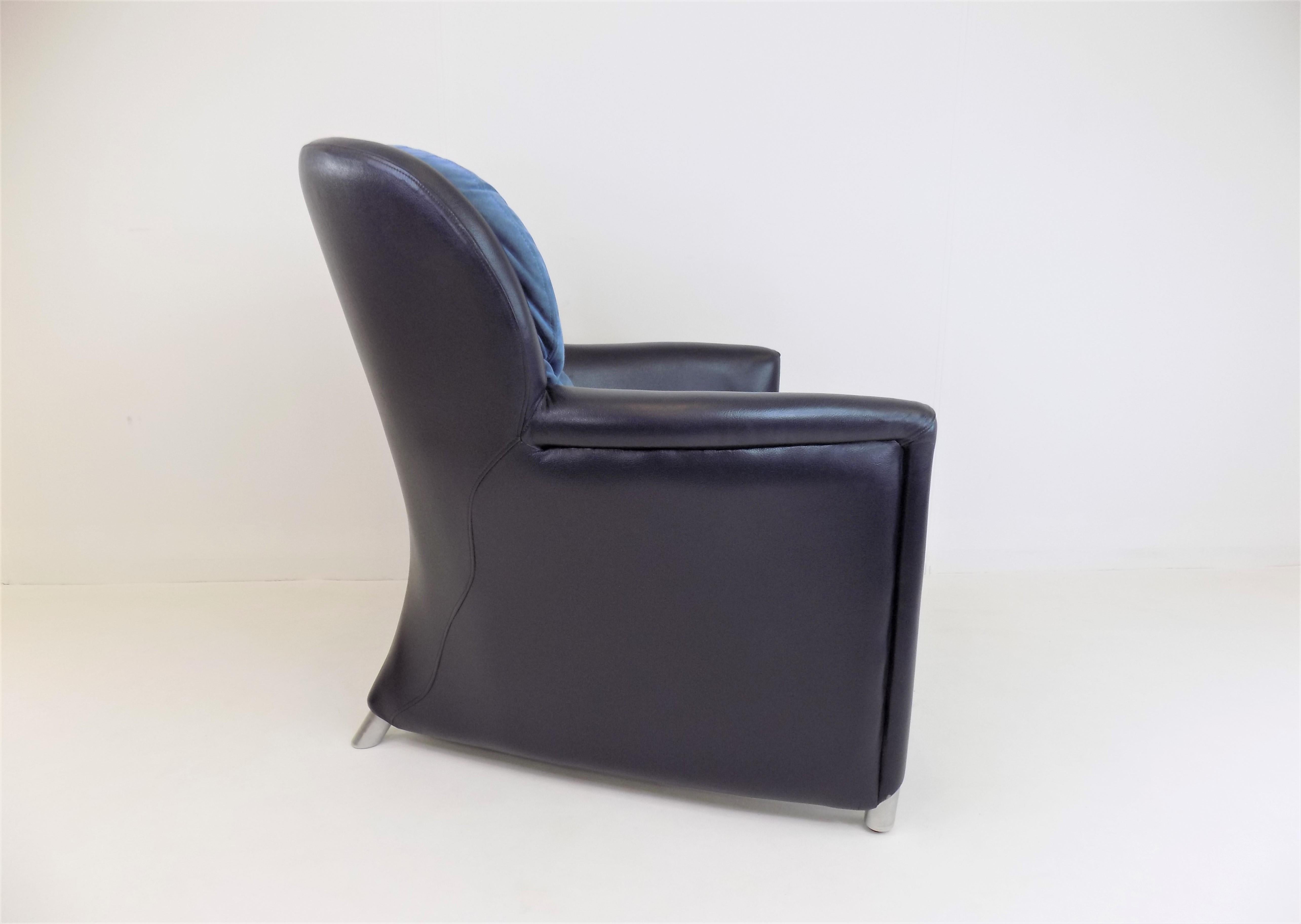 Leolux Excalibur leather armchair by Jan Armgardt 1