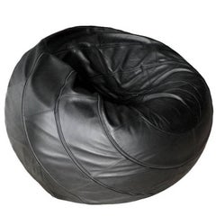 Rare Leolux Leather Patchwork Ball Chair