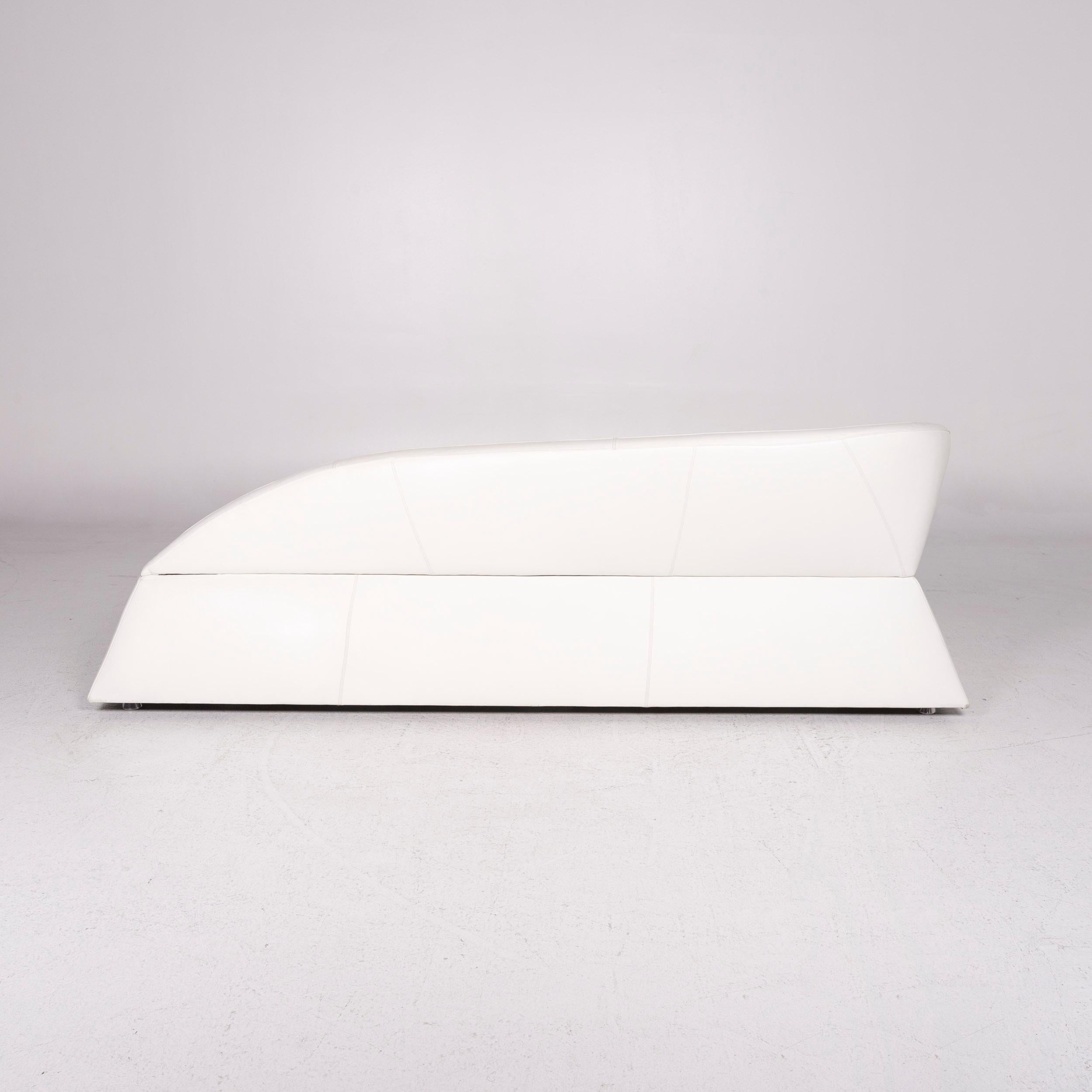 Leolux Morena Leather Corner Sofa White Sofa Couch 4