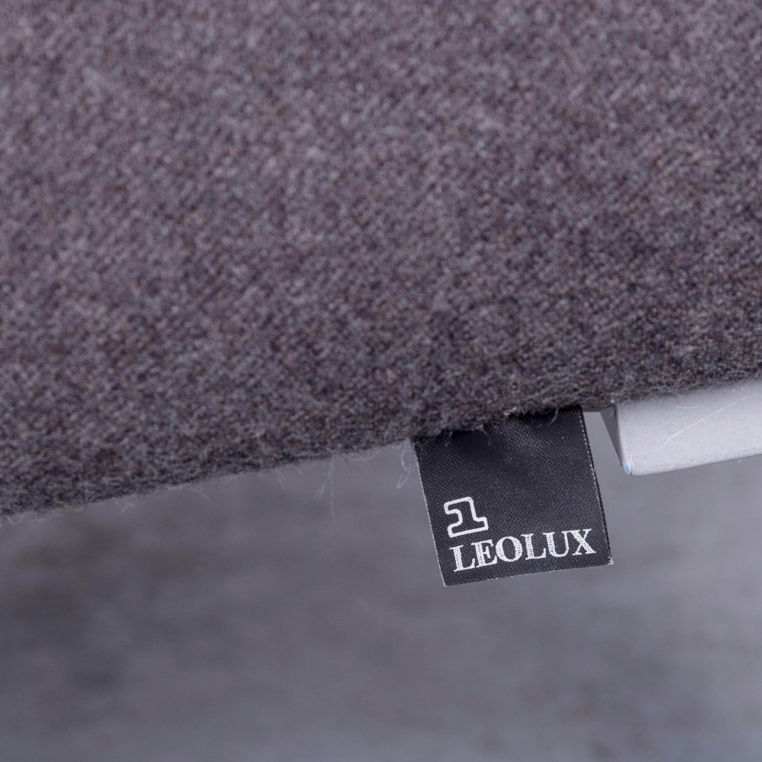 Contemporary Leolux Patachou Designer Armchair Fabric Grey Chair For Sale