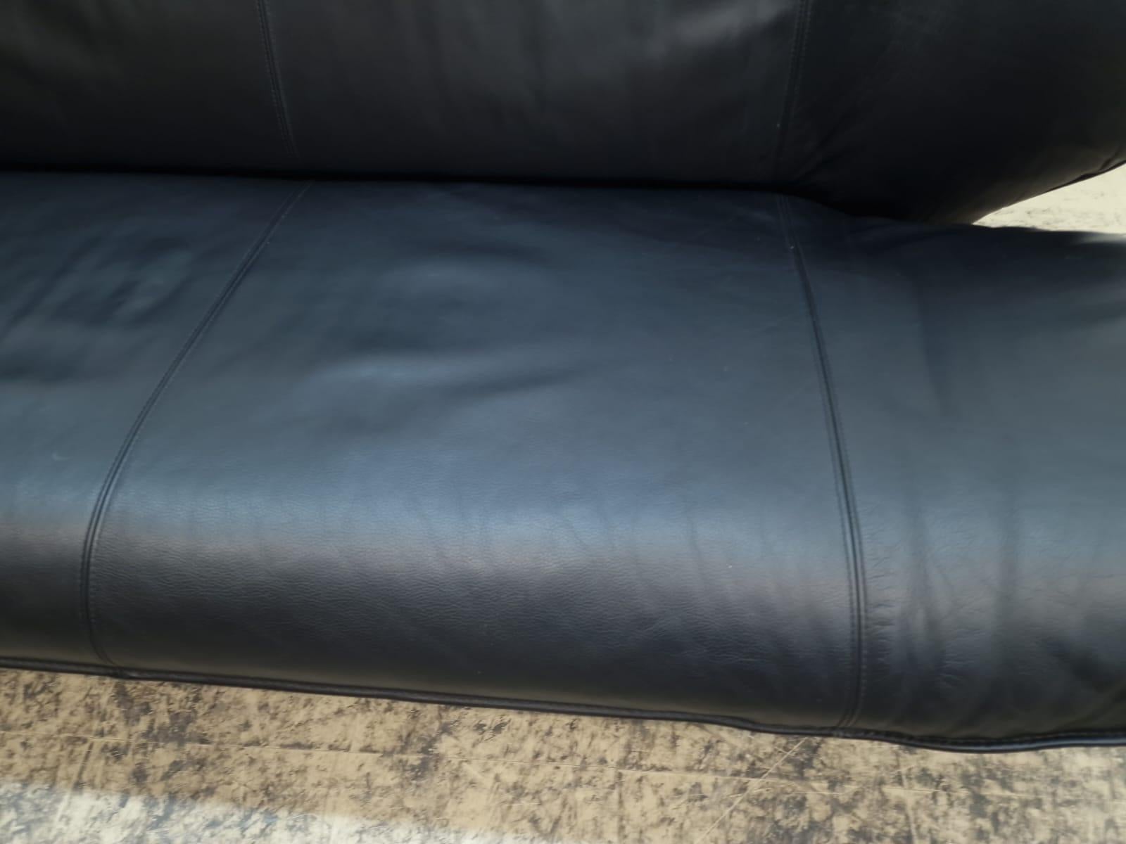 Leolux Tango Funktion Sofa Echtledersofa Schwarz Verstellbar 6