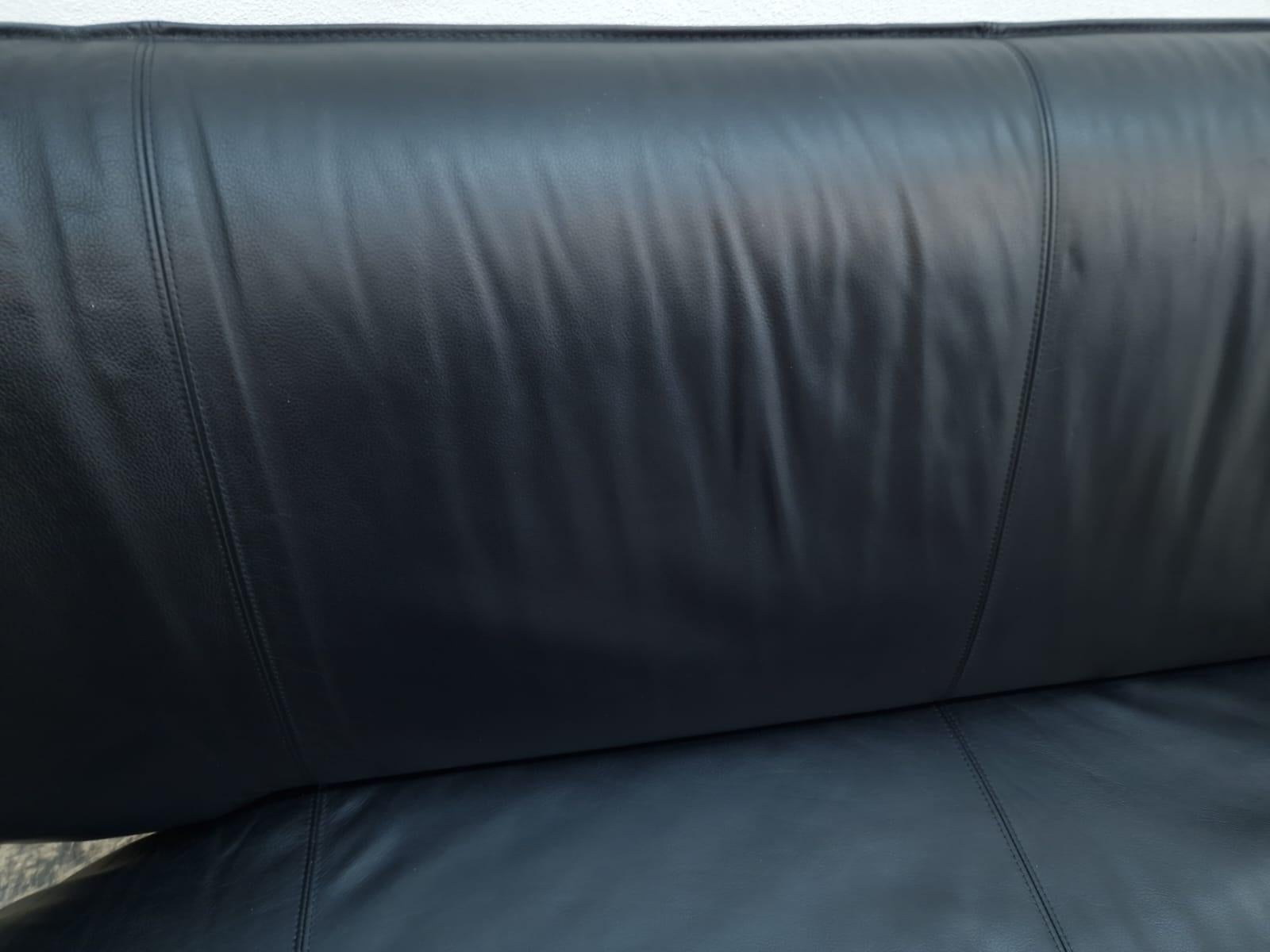 Leolux Tango Funktion Sofa Echtledersofa Schwarz Verstellbar 2