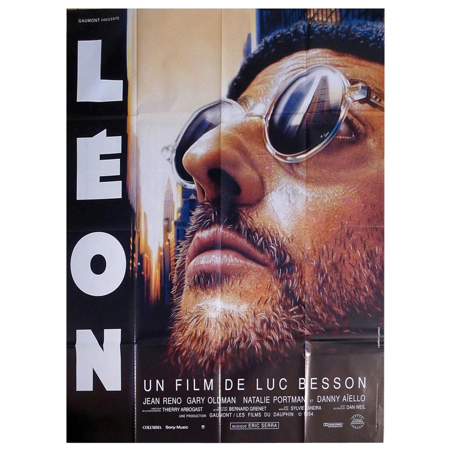 Leon The Professional 1994 French Grande Film Poster at 1stDibs | leon  movie, leon the professional french version, leon grande film