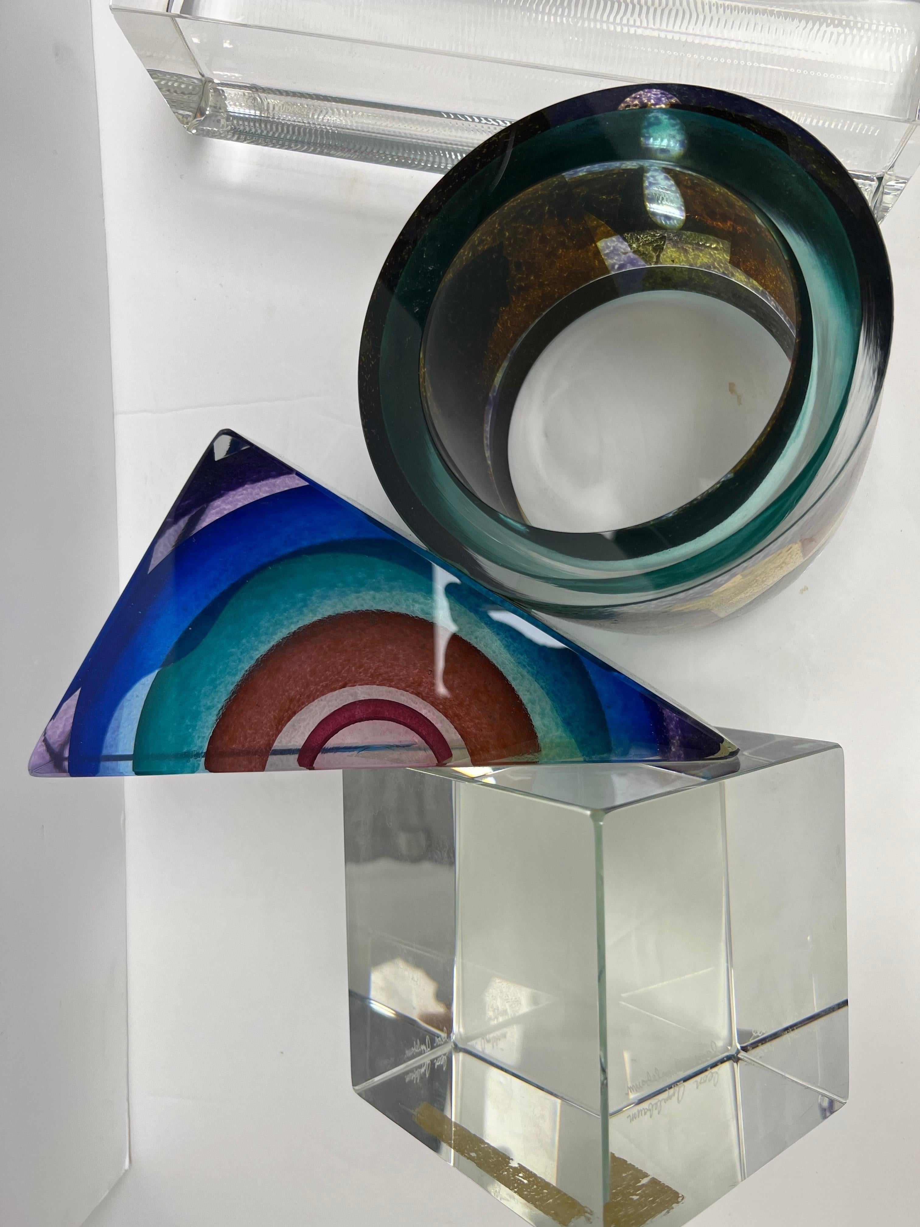Leon Applebaum Art Glass Sculpture For Sale 3
