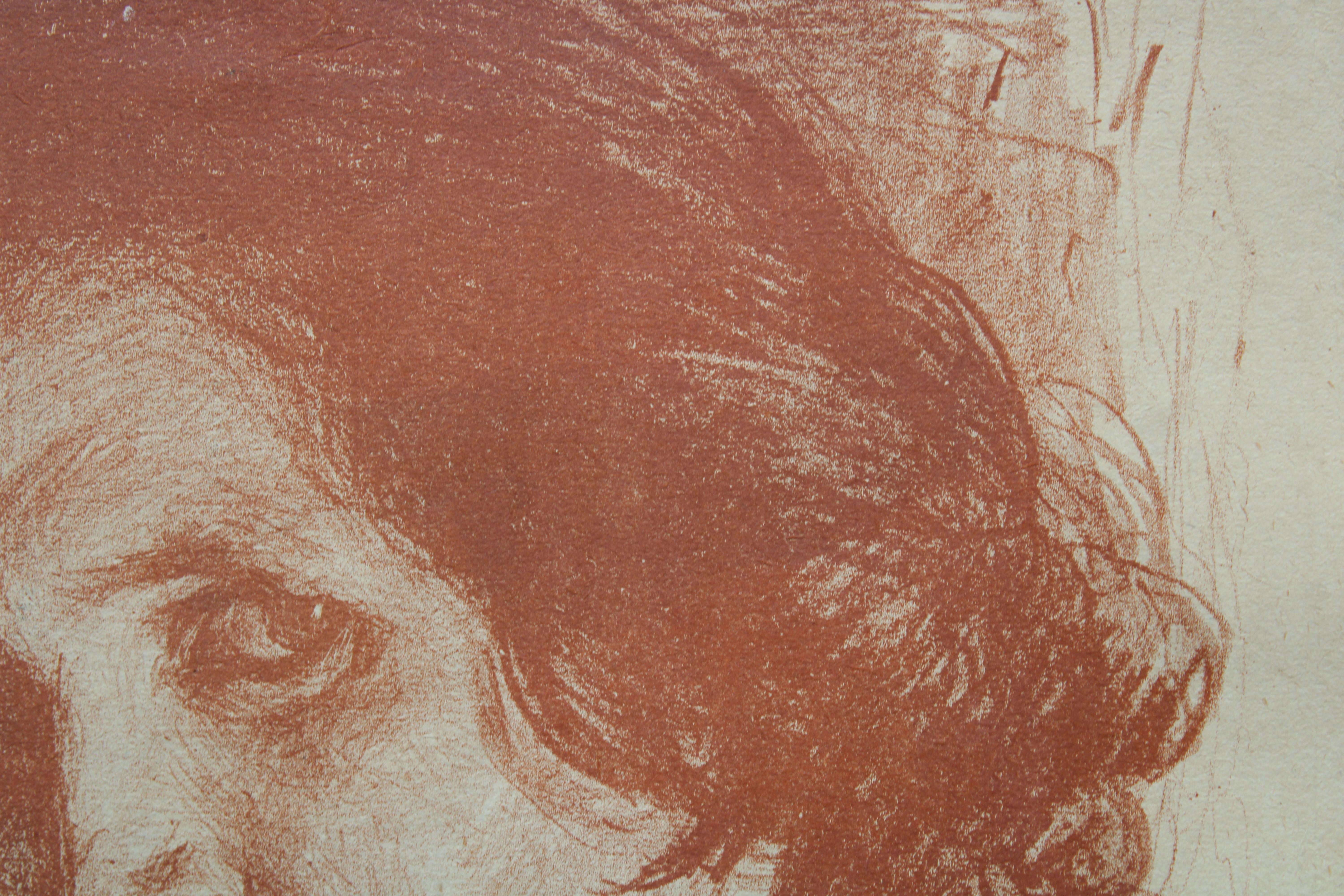 Portrait de Philip Andreevich Malavin.1879. Papier, lithographie, 32x23 cm avec cadran en vente 5