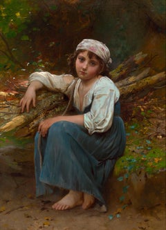 The Wood Gatherer by Léon-Jean-Basile Perrault