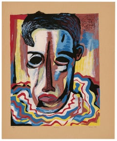 'Clown' — WPA American Expressionism