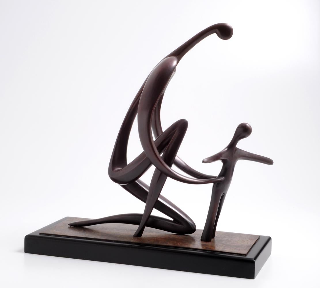 First Step, Bronze - Sculpture by Leon Bronstein