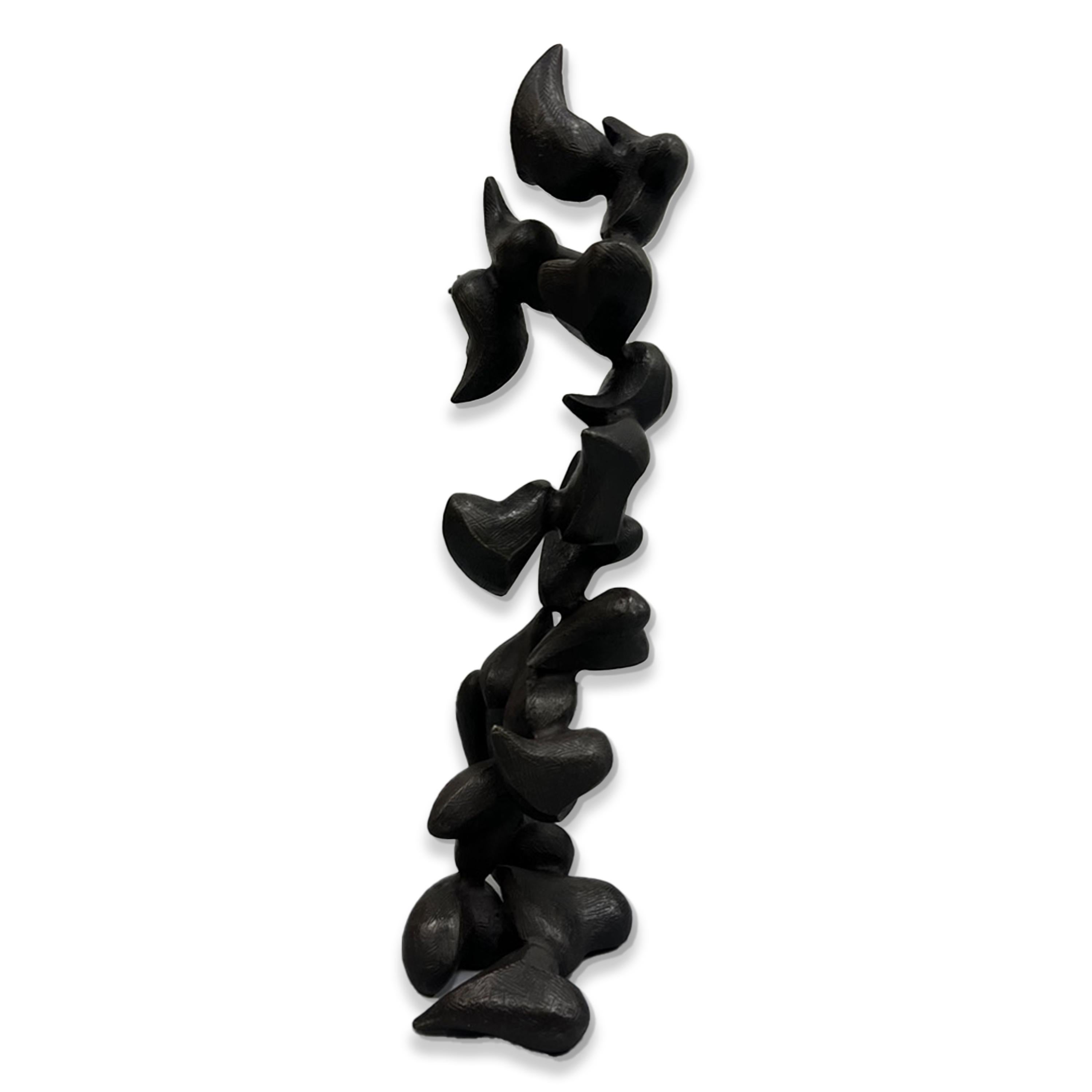 Liebesturm, Bronze – Sculpture von Leon Bronstein