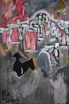 "ALAMO". Black Folk Artist Leon Collins. (Deceased 2025) Texas Artist Artist