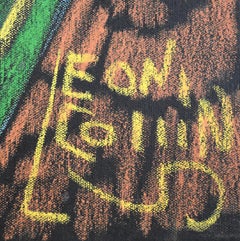 "GOLFING"  BLACK FOLK ARTIST Leon collins