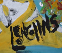 "CANE DA CACCIA" ARTE POPOLARE NERA DEL TEXAS INCORNICIATA 24 X 36