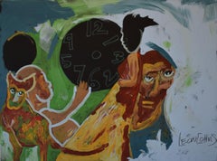 "MTUME". Black Folk Artist Leon Collins. (Deceased 2025) Texas