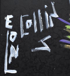 "The Alamo" #1. Black Folk Artist Leon Collins. (Deceased 2025) Texas Artist