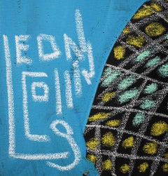 "VISION IN MY MIND BIG MAMA"  BLACK FOLK ARTIST Leon collins