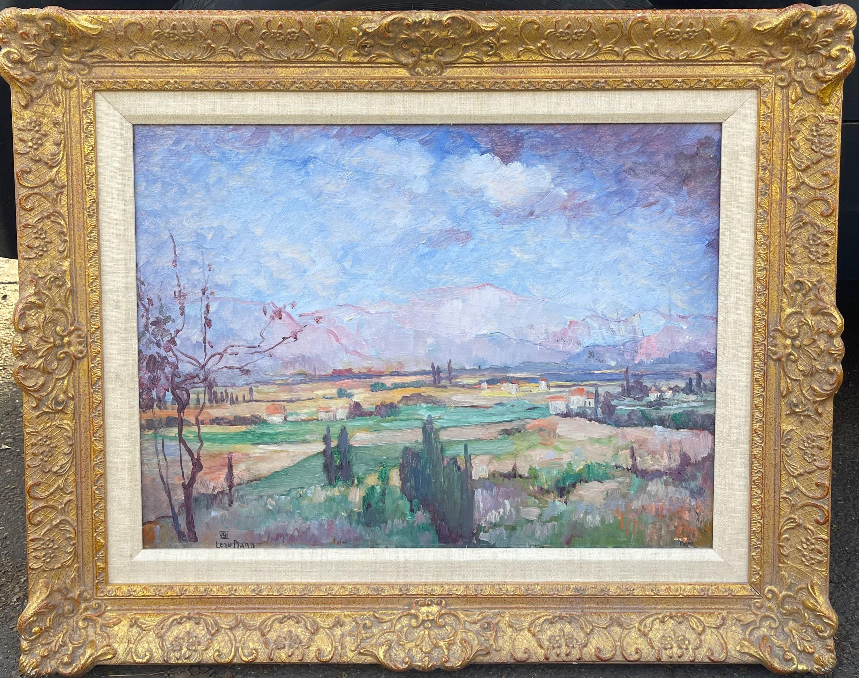 Untitled, View Toward Mt. Sainte Victoire - Painting by Leon Dabo