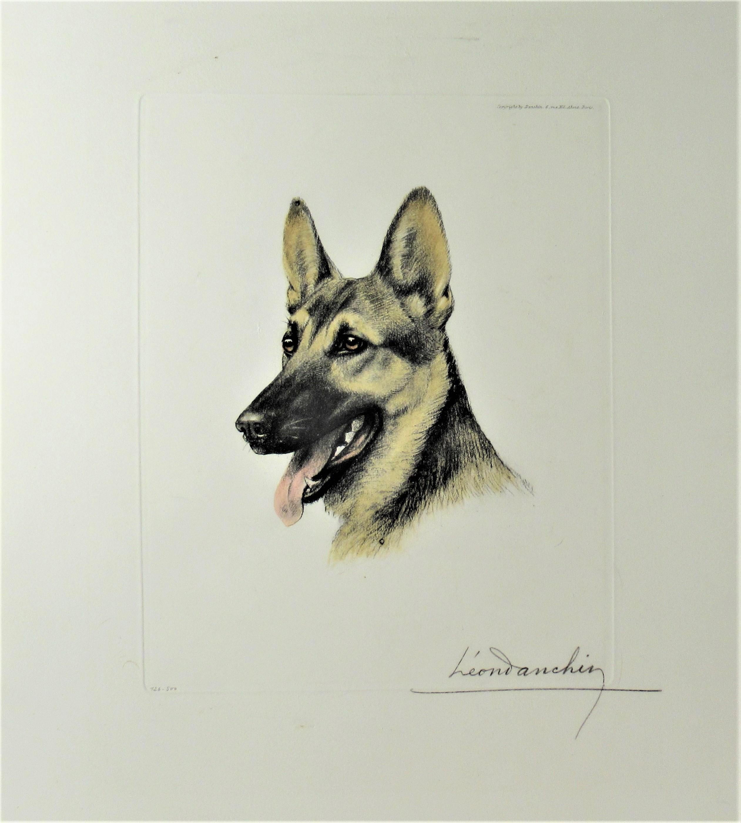 Leon Danchin Animal Print - German Shepherd 
