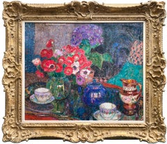 Natura morta con papaveri rossi' 1921 di Léon De Smet (1881)  - 1966), belga