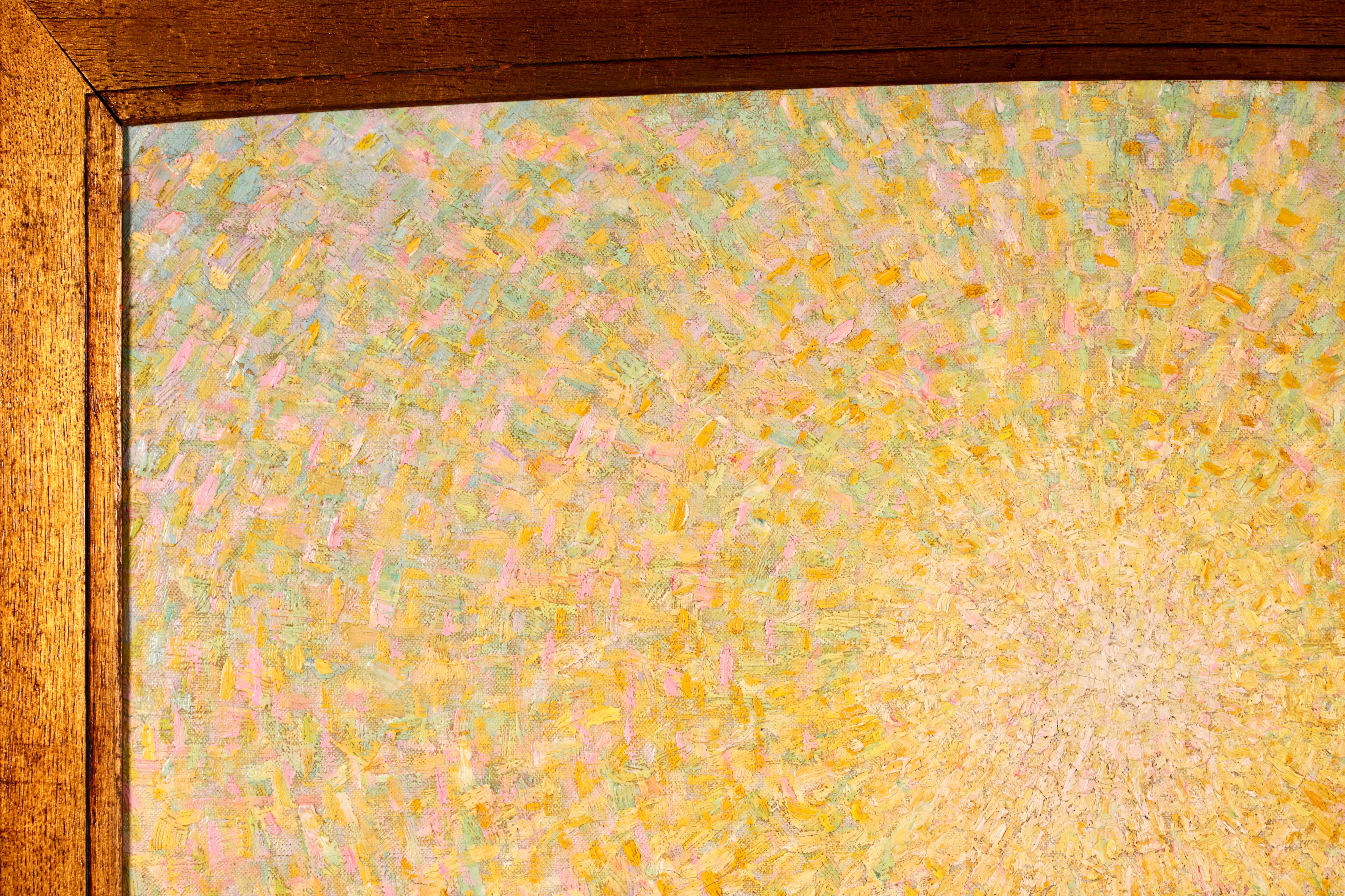 Le lever du soleil - Sint-Martens-Latem - Paysage impressionniste Huile de Leon De Smet 7