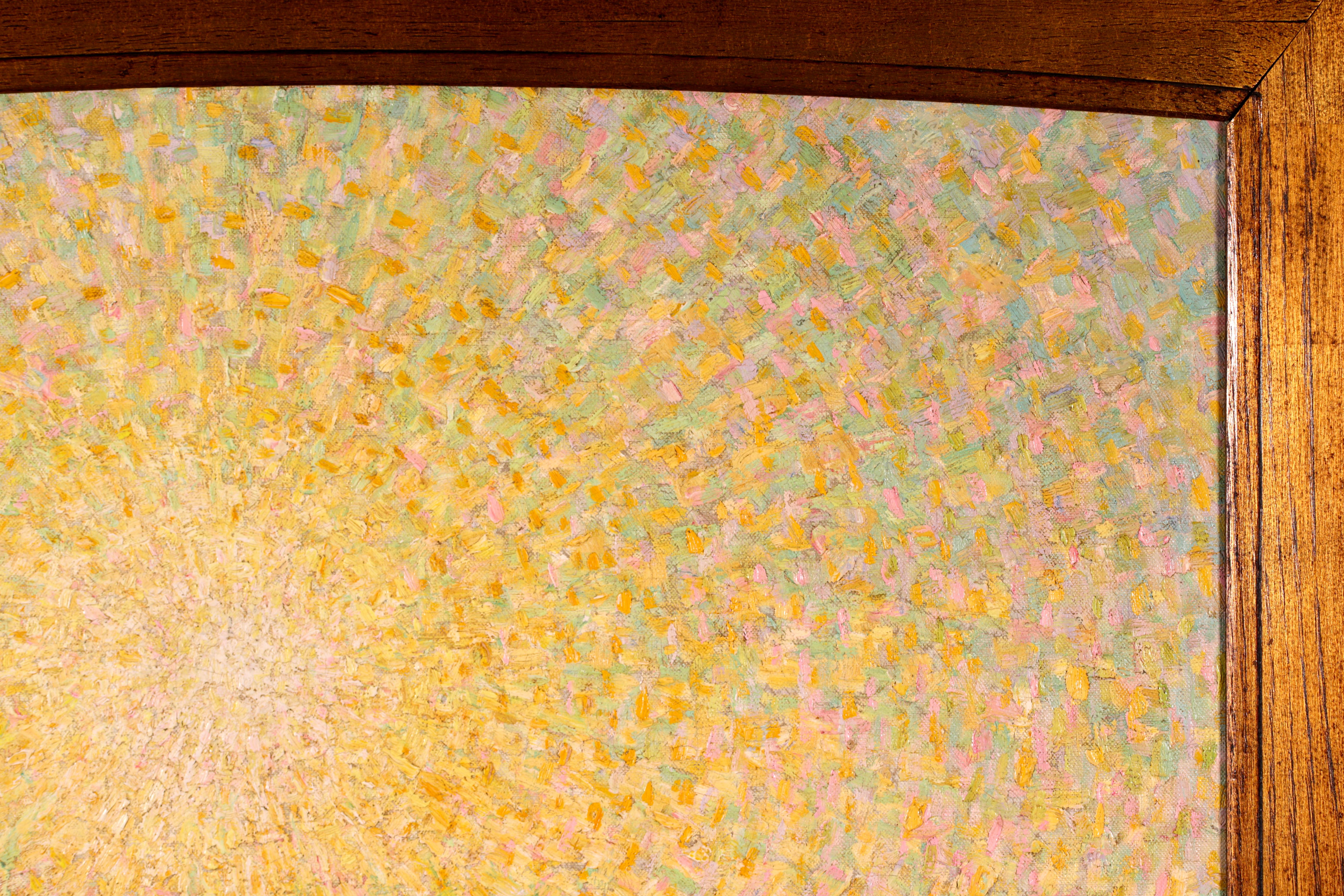 Le lever du soleil - Sint-Martens-Latem - Paysage impressionniste Huile de Leon De Smet 8