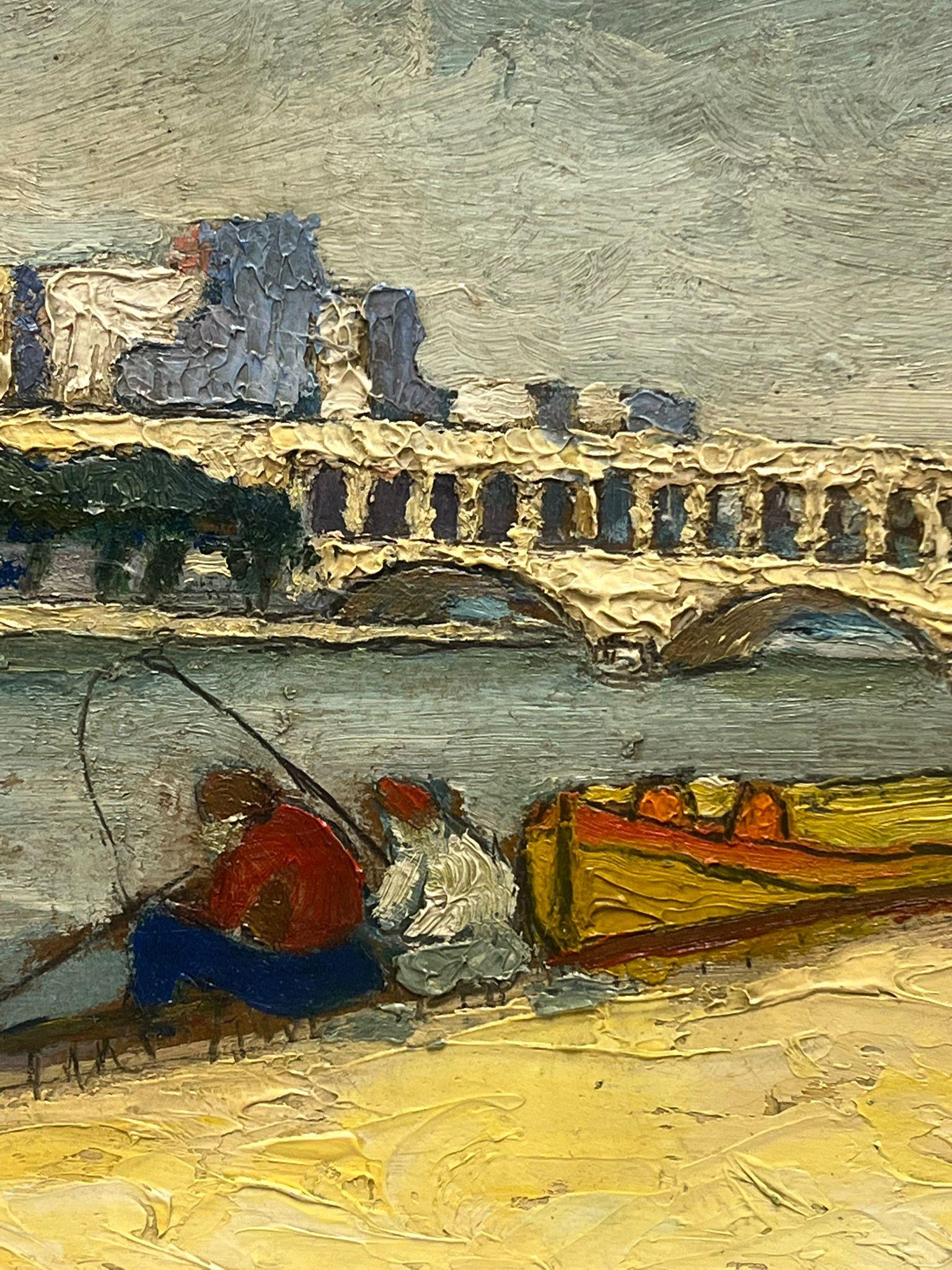 Paysage Riverside View
Léon Dupin (1898-1971)
signé au verso 
huile sur carton, non encadré
Tableau : 9 x 13 pouces
Provenance : collection privée, France
Condit : très bon état

Pour plus d'informations, n'hésitez pas à nous contacter si vous avez