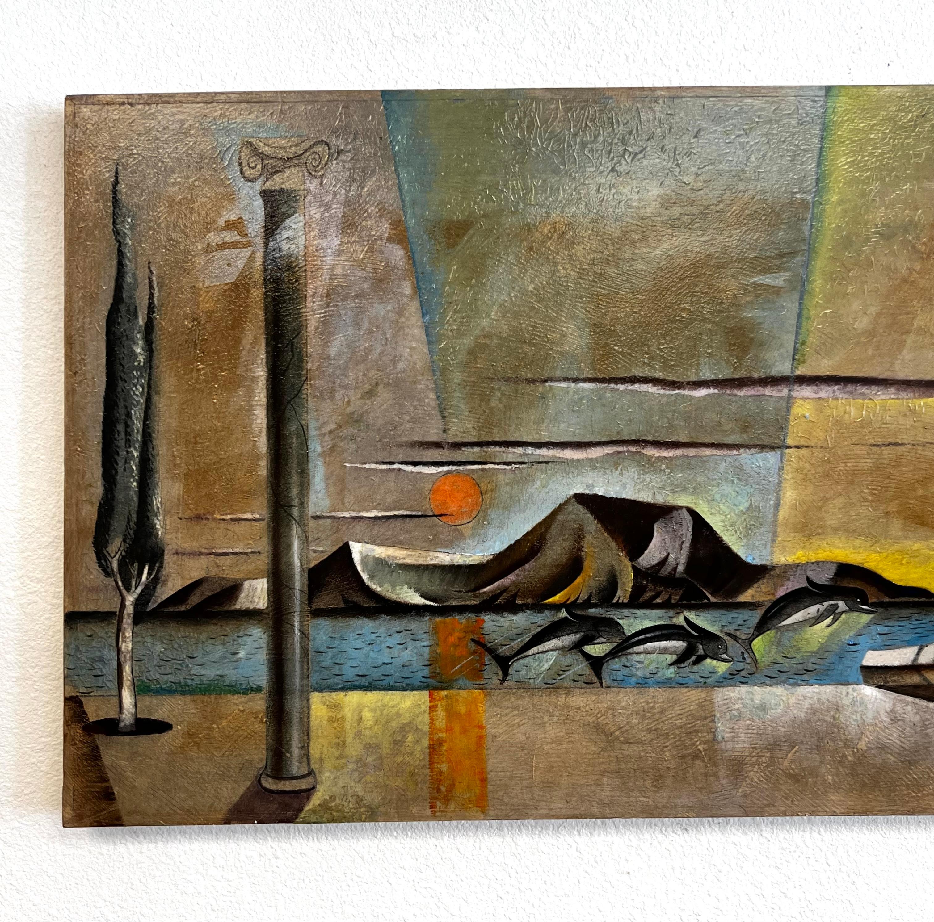 Mid-Century moderno Leon D'Usseau 