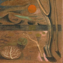 'Mare and Foal', Equestrian Modernist Oil, Chouinard, LACMA, Metropolitan Museum