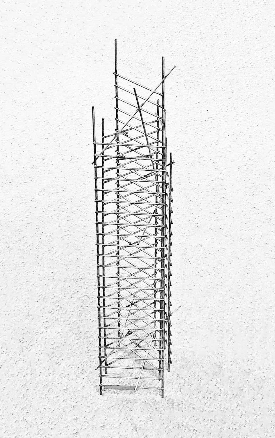 Untitled Stainless Steel Sculpture by León Ferrari, Abstract, 1984