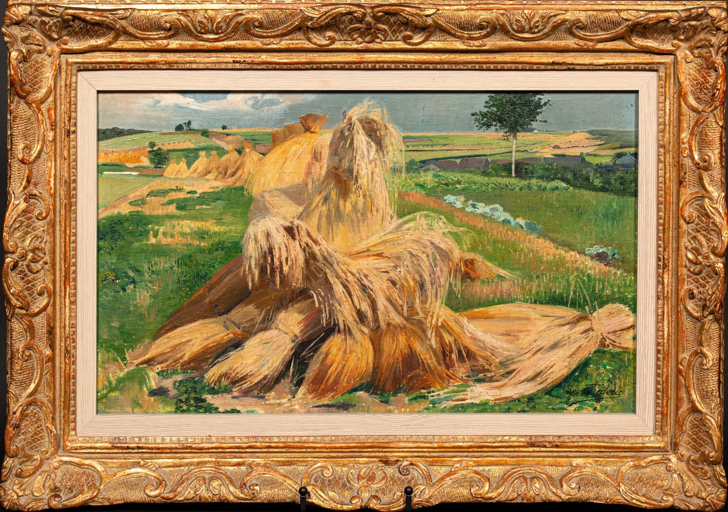 Paysage à Nafraiture par Léon Frederic (1856 - 1940) en vente 7