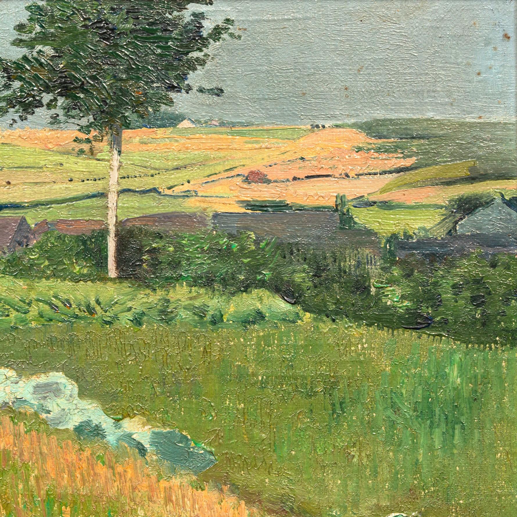Landscape at Nafraiture by Léon Frederic (1856 - 1940) For Sale 2
