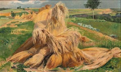 Vintage Landscape at Nafraiture by Léon Frederic (1856 - 1940)